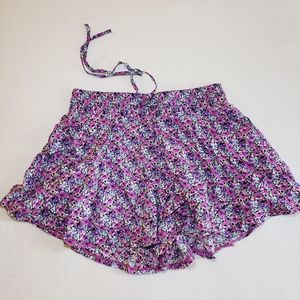 Forever 21 Floral Shorts Women's Multi Colored Size XS
